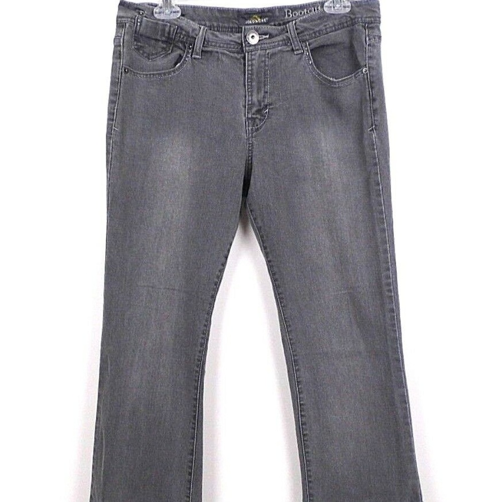 Jordache Womens Bootcut Jeans Studs Jewel Sz 10 G4